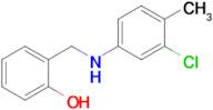 2-(((3-Chloro-4-methylphenyl)amino)methyl)phenol