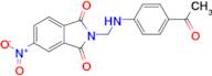 2-(((4-Acetylphenyl)amino)methyl)-5-nitroisoindoline-1,3-dione