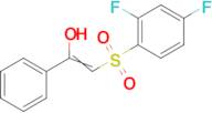 2-(2,4-difluorobenzenesulfonyl)-1-phenylethen-1-ol