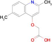 2-((2,6-Dimethylquinolin-4-yl)oxy)acetic acid