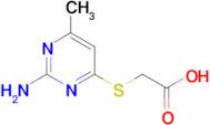 2-((2-Amino-6-methylpyrimidin-4-yl)thio)acetic acid