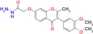 2-((3-(3,4-Dimethoxyphenyl)-2-methyl-4-oxo-4H-chromen-7-yl)oxy)acetohydrazide