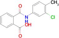 2-((3-Chloro-4-methylphenyl)carbamoyl)benzoic acid