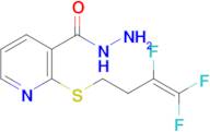 2-((3,4,4-Trifluorobut-3-en-1-yl)thio)nicotinohydrazide