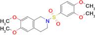 2-((3,4-Dimethoxyphenyl)sulfonyl)-6,7-dimethoxy-1,2,3,4-tetrahydroisoquinoline