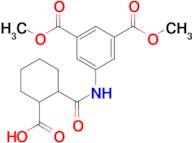 2-((3,5-Bis(methoxycarbonyl)phenyl)carbamoyl)cyclohexane-1-carboxylic acid