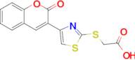 2-((4-(2-Oxo-2H-chromen-3-yl)thiazol-2-yl)thio)acetic acid