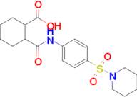 2-((4-(Piperidin-1-ylsulfonyl)phenyl)carbamoyl)cyclohexane-1-carboxylic acid