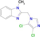 2-((4,5-Dichloro-1H-imidazol-1-yl)methyl)-1-methyl-1H-benzo[d]imidazole