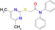 2-((4,6-Dimethylpyrimidin-2-yl)thio)-N,N-diphenylacetamide