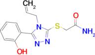 2-((4-Allyl-5-(2-hydroxyphenyl)-4H-1,2,4-triazol-3-yl)thio)acetamide