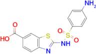 2-((4-Aminophenyl)sulfonamido)benzo[d]thiazole-6-carboxylic acid