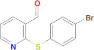 2-((4-Bromophenyl)thio)nicotinaldehyde