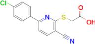 2-((6-(4-Chlorophenyl)-3-cyanopyridin-2-yl)thio)acetic acid