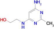 2-((6-Amino-2-methylpyrimidin-4-yl)amino)ethan-1-ol
