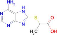 2-[(6-amino-7H-purin-8-yl)sulfanyl]propanoic acid