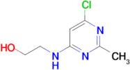 2-((6-Chloro-2-methylpyrimidin-4-yl)amino)ethan-1-ol