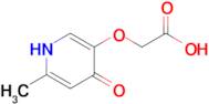 2-((6-Methyl-4-oxo-1,4-dihydropyridin-3-yl)oxy)acetic acid