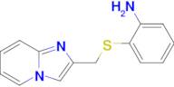 2-((Imidazo[1,2-a]pyridin-2-ylmethyl)thio)aniline