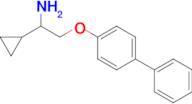 2-([1,1'-Biphenyl]-4-yloxy)-1-cyclopropylethan-1-amine