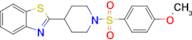 2-(1-((4-Methoxyphenyl)sulfonyl)piperidin-4-yl)benzo[d]thiazole