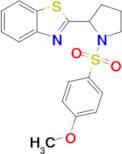 2-(1-((4-Methoxyphenyl)sulfonyl)pyrrolidin-2-yl)benzo[d]thiazole