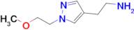 2-(1-(2-Methoxyethyl)-1H-pyrazol-4-yl)ethan-1-amine