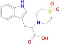 2-(1,1-Dioxidothiomorpholino)-3-(1H-indol-3-yl)propanoic acid