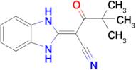 2-(1,3-Dihydro-2H-benzo[d]imidazol-2-ylidene)-4,4-dimethyl-3-oxopentanenitrile