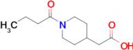 2-(1-Butyrylpiperidin-4-yl)acetic acid