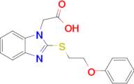 2-(2-((2-Phenoxyethyl)thio)-1H-benzo[d]imidazol-1-yl)acetic acid