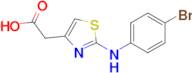 2-(2-((4-Bromophenyl)amino)thiazol-4-yl)acetic acid