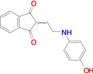 2-(2-((4-Hydroxyphenyl)amino)ethylidene)-1H-indene-1,3(2H)-dione