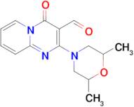 2-(2,6-Dimethylmorpholino)-4-oxo-4H-pyrido[1,2-a]pyrimidine-3-carbaldehyde