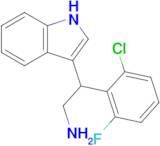 2-(2-Chloro-6-fluorophenyl)-2-(1H-indol-3-yl)ethan-1-amine