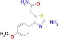 2-(2-Amino-4-(4-methoxyphenyl)thiazol-5-yl)acetamide