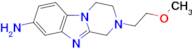 2-(2-Methoxyethyl)-1,2,3,4-tetrahydrobenzo[4,5]imidazo[1,2-a]pyrazin-8-amine