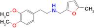 2-(3,4-Dimethoxyphenyl)-N-((5-methylfuran-2-yl)methyl)ethan-1-amine