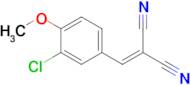 2-(3-Chloro-4-methoxybenzylidene)malononitrile