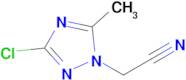 2-(3-Chloro-5-methyl-1H-1,2,4-triazol-1-yl)acetonitrile