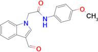 2-(3-Formyl-1H-indol-1-yl)-N-(4-methoxyphenyl)acetamide