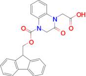 2-(4-(((9H-fluoren-9-yl)methoxy)carbonyl)-2-oxo-3,4-dihydroquinoxalin-1(2H)-yl)acetic acid