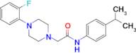 2-(4-(2-Fluorophenyl)piperazin-1-yl)-N-(4-isopropylphenyl)acetamide