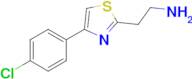 2-(4-(4-Chlorophenyl)thiazol-2-yl)ethan-1-amine