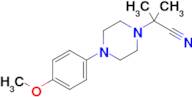 2-(4-(4-Methoxyphenyl)piperazin-1-yl)-2-methylpropanenitrile