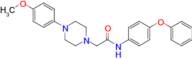 2-(4-(4-Methoxyphenyl)piperazin-1-yl)-N-(4-phenoxyphenyl)acetamide