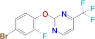 2-(4-Bromo-2-fluorophenoxy)-4-(trifluoromethyl)pyrimidine