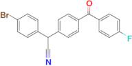 2-(4-Bromophenyl)-2-(4-(4-fluorobenzoyl)phenyl)acetonitrile