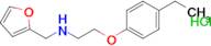 2-(4-Ethylphenoxy)-N-(furan-2-ylmethyl)ethan-1-amine hydrochloride