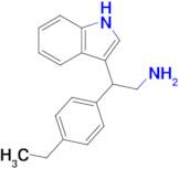 2-(4-Ethylphenyl)-2-(1H-indol-3-yl)ethan-1-amine